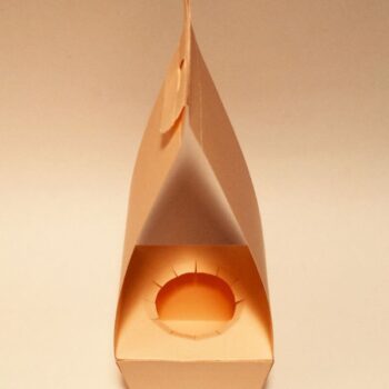 Intra απο ξύλο plywood  Χρώμα wenge 3mm-4mm πάχος - Τσάντα Κυπέλλου Δίασταση 20x20 cm INTRAFABR-112160255 - Image 5