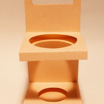 Intra απο ξύλο plywood  Χρώμα wenge 3mm-4mm πάχος - Βάση Κυπέλλου Δίασταση 20x20 cm INTRAFABR-104778342 - Image 3