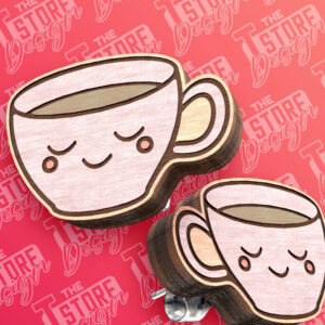 Intra απο ξύλο plywood  Χρώμα wenge 3mm-4mm πάχος - Σκουλαρίκια με κούπα Stud με λέιζερ Δίασταση 3x3 cm INTRAFABR-106749017