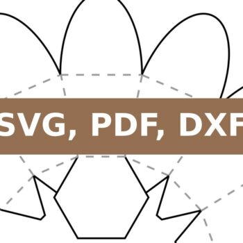 Intra απο ξύλο plywood  Χρώμα wenge 3mm-4mm πάχος - Κουτί cupcake Δίασταση 20x20 cm INTRAFABR-120572533 - Image 2