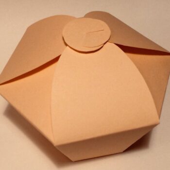 Intra απο ξύλο plywood  Χρώμα wenge 3mm-4mm πάχος - Κουτί cupcake Δίασταση 20x20 cm INTRAFABR-120572533 - Image 4