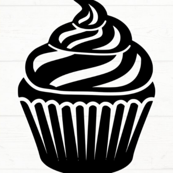 Intra απο ξύλο plywood Χρώμα wenge 3mm-4mm πάχος - Cupcake , DXF, EPS, JPG, PNG Δίασταση 20x20 cm INTRAFABR-107535353 - Image 1