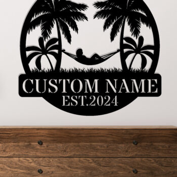 Intra απο ξύλο plywood  Χρώμα wenge 3mm-4mm πάχος - Προσαρμοσμένη πινακίδα Palm Tree Beach, Laser Δίασταση 30x40 cm INTRAFABR-118955332 - Image 3