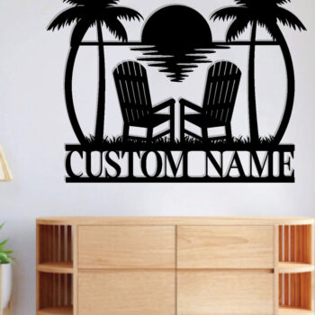 Intra απο ξύλο plywood  Χρώμα wenge 3mm-4mm πάχος - Προσαρμοσμένη πινακίδα Palm Tree Sunset Beach Δίασταση 30x40 cm INTRAFABR-118988487 - Image 2