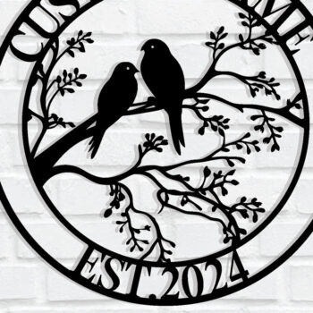 Intra απο ξύλο plywood  Χρώμα wenge 3mm-4mm πάχος - Προσαρμοσμένο πουλί ό σημάδι τέχνης Δίασταση 30x40 cm INTRAFABR-123665821 - Image 1