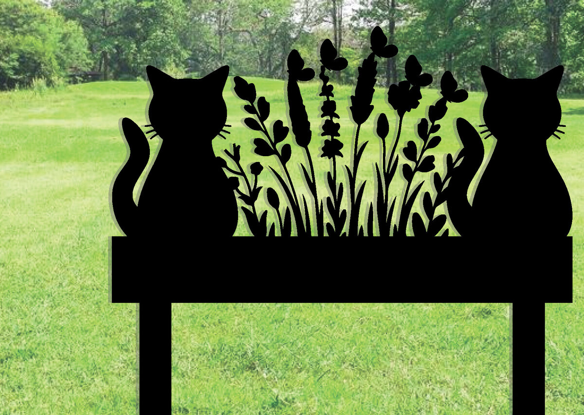 Intra απο ξύλο plywood  Χρώμα wenge 3mm-4mm πάχος - Προσαρμοσμένη πινακίδα Cat Garden με πασσάλους Δίασταση 30x40 cm INTRAFABR-123666112