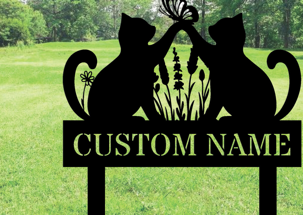 Intra απο ξύλο plywood  Χρώμα wenge 3mm-4mm πάχος - Προσαρμοσμένη πινακίδα Cat Garden με πασσάλους Δίασταση 30x40 cm INTRAFABR-114633018