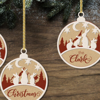 Intra απο ξύλο plywood  Χρώμα wenge 3mm-4mm πάχος - ΠΡΟΣΑΡΜΟΣΜΕΝΑ ΣΧΕΔΙΑ ΧΡΙΣΤΟΥΓΕΝΝΙΑΤΙΚΑ ΟΙΚΟΓΕΝΕΙΑΚΑ ΜΠΙΜΠΛΕΣ Δίασταση 15x3 cm INTRAFABR-114633184 - Image 4