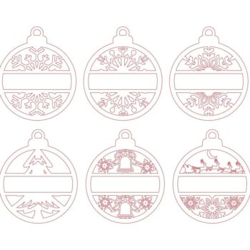 Intra απο ξύλο plywood  Χρώμα wenge 3mm-4mm πάχος - Προσαρμοσμένα χριστουγεννιάτικα στολίδια Αποκοπή υ Δίασταση 6x6 cm INTRAFABR-114633209 - Image 3