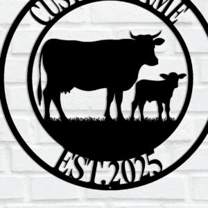 Intra απο ξύλο plywood  Χρώμα wenge 3mm-4mm πάχος - Προσαρμοσμένη πινακίδα φάρμας αγελάδων Δίασταση 30x40 cm INTRAFABR-109675652