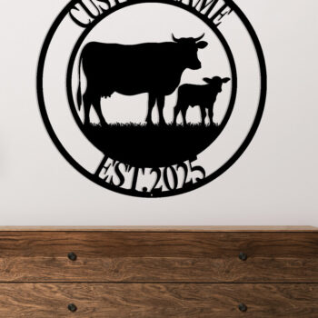 Intra απο ξύλο plywood  Χρώμα wenge 3mm-4mm πάχος - Προσαρμοσμένη πινακίδα φάρμας αγελάδων Δίασταση 30x40 cm INTRAFABR-109675652 - Image 2