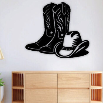 Intra απο ξύλο plywood  Χρώμα wenge 3mm-4mm πάχος - Προσαρμοσμένη πινακίδα για μπότες Cowboy & Cowgirl Δίασταση 30x40 cm INTRAFABR-22632417 - Image 3