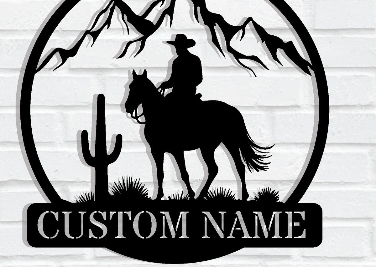 Intra απο ξύλο plywood  Χρώμα wenge 3mm-4mm πάχος - Προσαρμοσμένη πινακίδα Cowboy Cowgirl Δίασταση 30x40 cm INTRAFABR-102377839