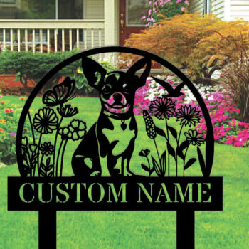 Intra απο ξύλο plywood  Χρώμα wenge 3mm-4mm πάχος - Προσαρμοσμένη πινακίδα Dog Garden με πασσάλους Δίασταση 30x40 cm INTRAFABR-102377059 - Image 2