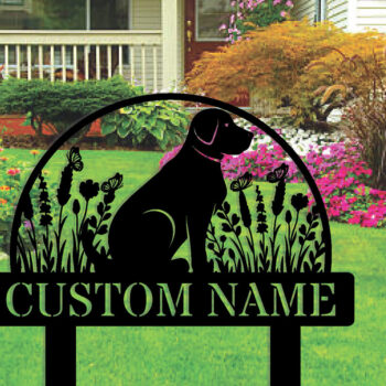 Intra απο ξύλο plywood  Χρώμα wenge 3mm-4mm πάχος - Προσαρμοσμένη πινακίδα Dog Garden με πασσάλους Δίασταση 30x40 cm INTRAFABR-102377208 - Image 2