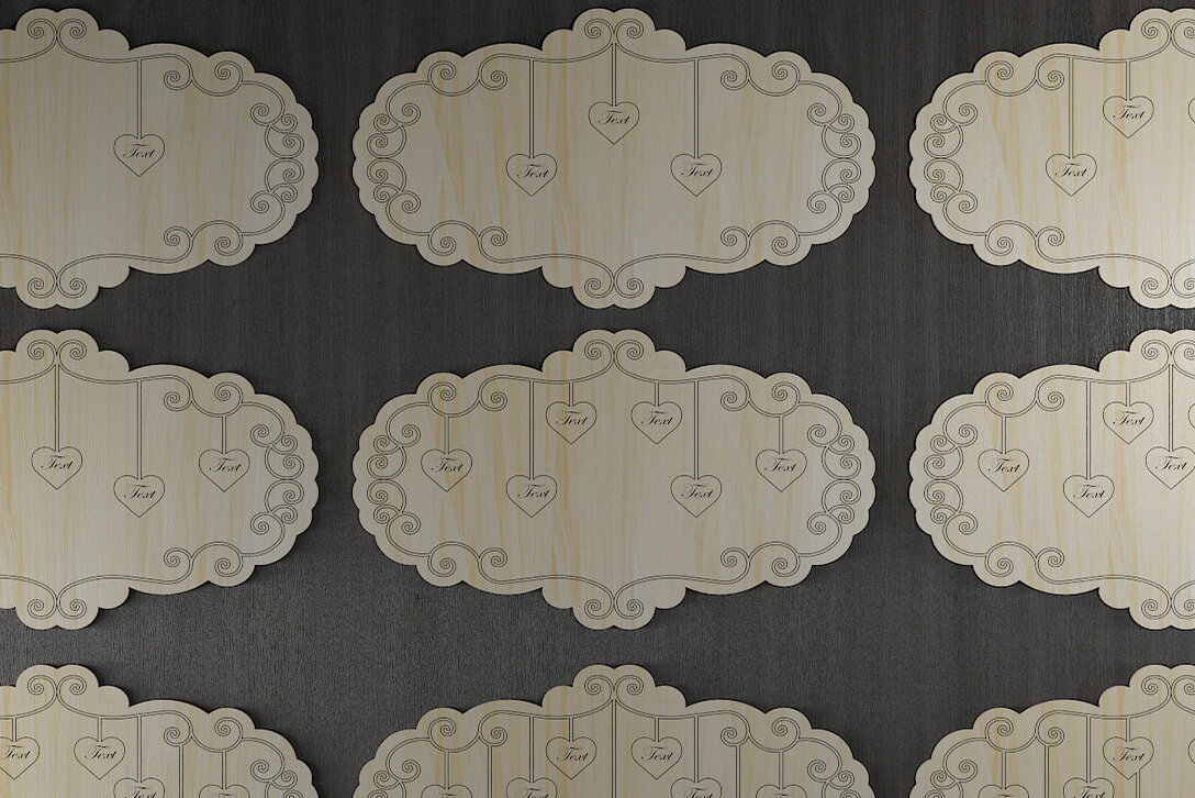 Intra απο ξύλο plywood  Χρώμα wenge 3mm-4mm πάχος - Αναμνηστικά σήματα προσαρμοσμένων οικογενειακών ονομάτων 274 Δίασταση 30x20 cm INTRAFABR-97785586