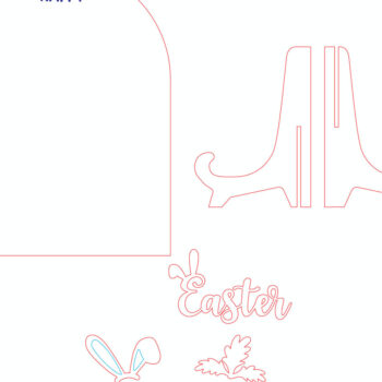 Intra απο ξύλο plywood  Χρώμα wenge 3mm-4mm πάχος - Προσαρμοσμένο πρώτο πασχαλινό σημάδι μωρού Δίασταση 20x20 cm INTRAFABR-98704142 - Image 1