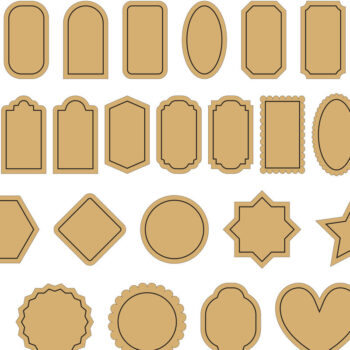 Intra απο ξύλο plywood  Χρώμα wenge 3mm-4mm πάχος - Προσαρμοσμένες ετικέτες δώρου Πρότυπα δέσμης Δίασταση 30x20 cm INTRAFABR-98703928 - Image 4