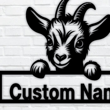 Intra απο ξύλο plywood  Χρώμα wenge 3mm-4mm πάχος - Προσαρμοσμένο όνομα φάρμας αιγών ό σήμα DXF Δίασταση 40x50 cm INTRAFABR-98703986 - Image 1