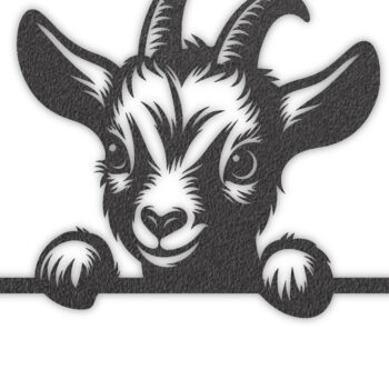 Intra απο ξύλο plywood  Χρώμα wenge 3mm-4mm πάχος - Προσαρμοσμένο όνομα φάρμας αιγών ό σήμα DXF Δίασταση 40x50 cm INTRAFABR-98703986 - Image 4