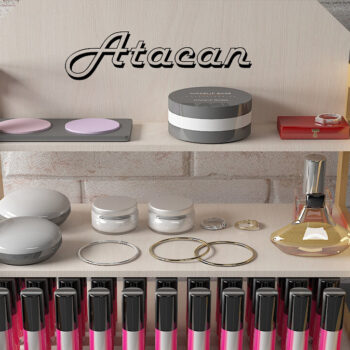 Intra απο ξύλο plywood  Χρώμα wenge 3mm-4mm πάχος - Προσαρμοσμένο περίπτερο κοσμημάτων, Market Display 487 Δίασταση 30x20 cm INTRAFABR-116204283 - Image 1