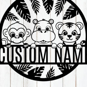 Intra απο ξύλο plywood  Χρώμα wenge 3mm-4mm πάχος - Προσαρμοσμένη πινακίδα ονόματος ζούγκλας Δίασταση 6x6 cm INTRAFABR-117112430