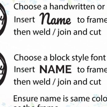 Intra απο ξύλο plywood  Χρώμα wenge 3mm-4mm πάχος - Πακέτο τούρτας γενεθλίων με προσαρμοσμένο όνομα Δίασταση 20x20 cm INTRAFABR-120973280 - Image 2