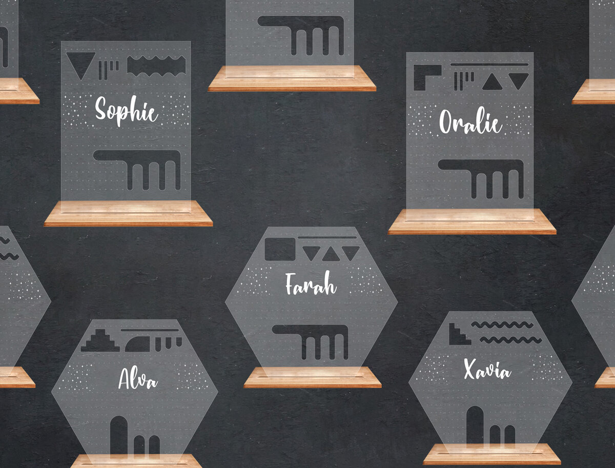 Intra απο ξύλο plywood  Χρώμα wenge 3mm-4mm πάχος - Προσαρμοσμένο όνομα Γεωμετρική βάση σκουλαρικιών Δίασταση 20x20 cm INTRAFABR-89211999