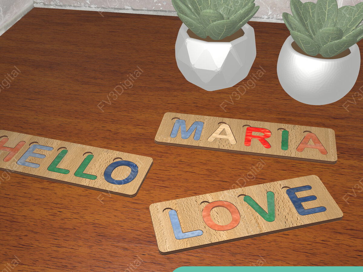 Intra απο ξύλο plywood  Χρώμα wenge 3mm-4mm πάχος - Προσαρμοσμένο όνομα υ κοπής με λέιζερ παζλ Δίασταση 30x20 cm INTRAFABR-89287433