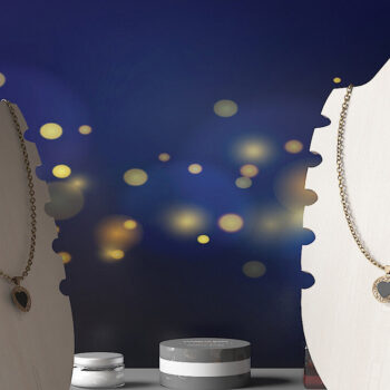 Intra απο ξύλο plywood  Χρώμα wenge 3mm-4mm πάχος - Προσαρμοσμένο σταντ κολιέ / βραχιόλι κοσμημάτων Δίασταση 5x5 cm INTRAFABR-105326131 - Image 2