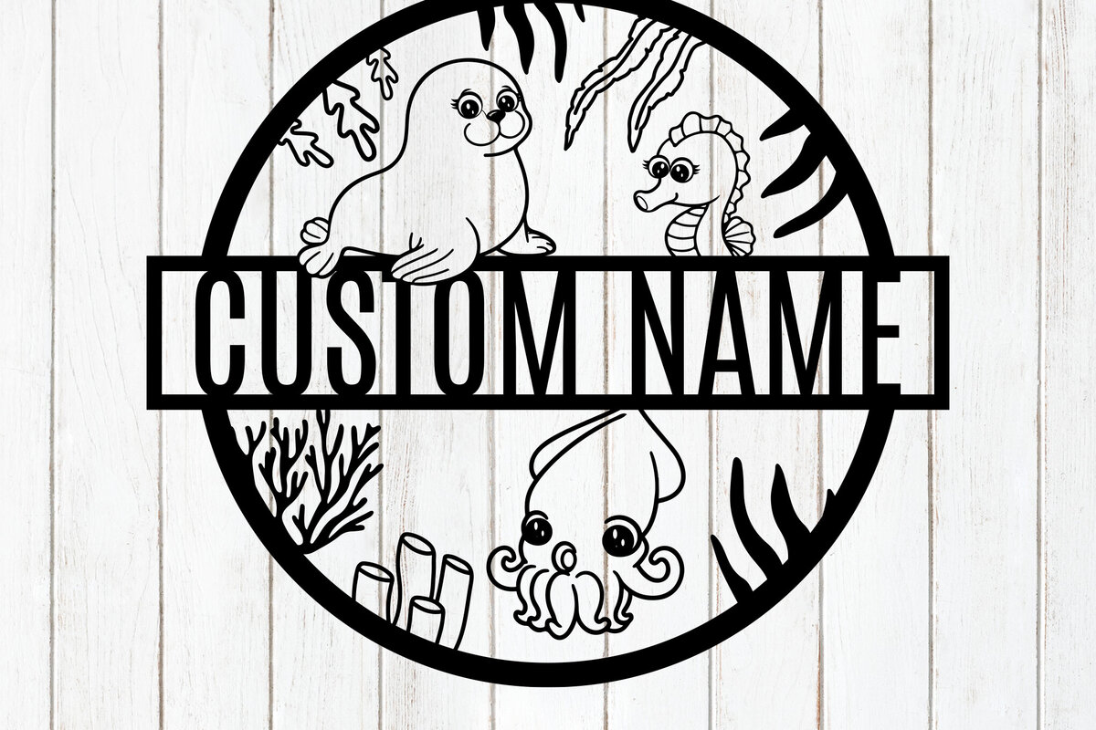 Intra απο ξύλο plywood  Χρώμα wenge 3mm-4mm πάχος - Προσαρμοσμένη πινακίδα ονόματος ζώου ωκεανού Δίασταση 6x6 cm INTRAFABR-111384412