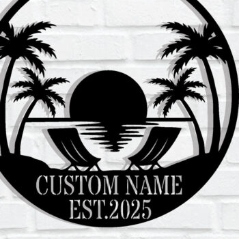 Intra απο ξύλο plywood  Χρώμα wenge 3mm-4mm πάχος - Εξατομικευμένο Tropical Patio Metal Δίασταση 30x40 cm INTRAFABR-111617796 - Image 1