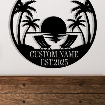 Intra απο ξύλο plywood  Χρώμα wenge 3mm-4mm πάχος - Εξατομικευμένο Tropical Patio Metal Δίασταση 30x40 cm INTRAFABR-111617796 - Image 2