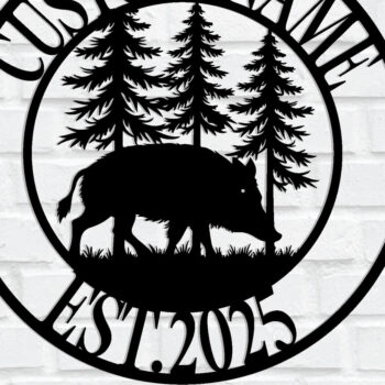 Intra απο ξύλο plywood  Χρώμα wenge 3mm-4mm πάχος - Προσαρμοσμένη πινακίδα Pig Δίασταση 30x40 cm INTRAFABR-86957078 - Image 1