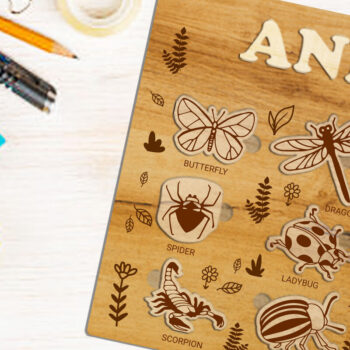 Intra απο ξύλο plywood  Χρώμα wenge 3mm-4mm πάχος - Προσαρμοσμένο παζλ για παιδιά, Ξύλινο πρότυπο Δίασταση 11x12 cm INTRAFABR-88745684 - Image 2