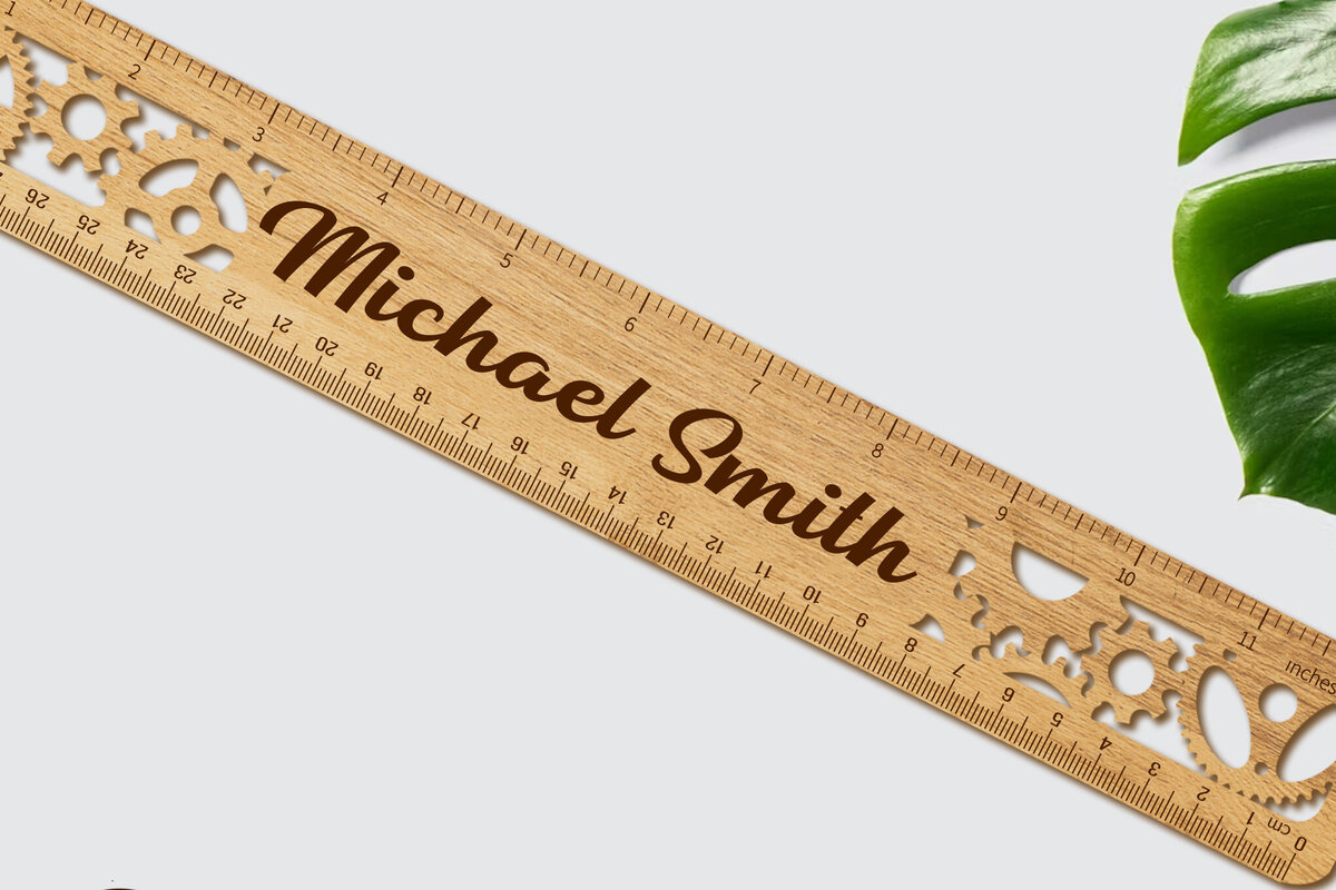 Intra απο ξύλο plywood  Χρώμα wenge 3mm-4mm πάχος - Προσαρμοσμένο αποκοπής ενός στρώματος χάρακα Δίασταση 5x1 cm INTRAFABR-111610248