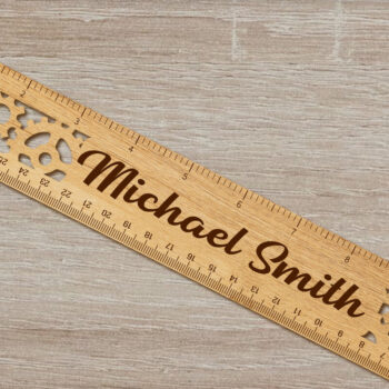 Intra απο ξύλο plywood  Χρώμα wenge 3mm-4mm πάχος - Προσαρμοσμένο αποκοπής ενός στρώματος χάρακα Δίασταση 5x1 cm INTRAFABR-111610248 - Image 2