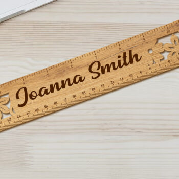 Intra απο ξύλο plywood Χρώμα wenge 3mm-4mm πάχος - Προσαρμοσμένο διακοσμημένο πρότυπο χάρακα Δίασταση 5x1 cm INTRAFABR-109747376 - Image 1