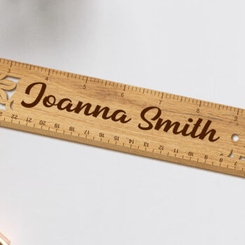 Intra απο ξύλο plywood Χρώμα wenge 3mm-4mm πάχος - Προσαρμοσμένο διακοσμημένο πρότυπο χάρακα Δίασταση 5x1 cm INTRAFABR-109747376 - Image 3