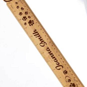 Intra απο ξύλο plywood  Χρώμα wenge 3mm-4mm πάχος - Προσαρμοσμένος χάρακας με γάτα Δίασταση 5x1 cm INTRAFABR-113924213 - Image 1