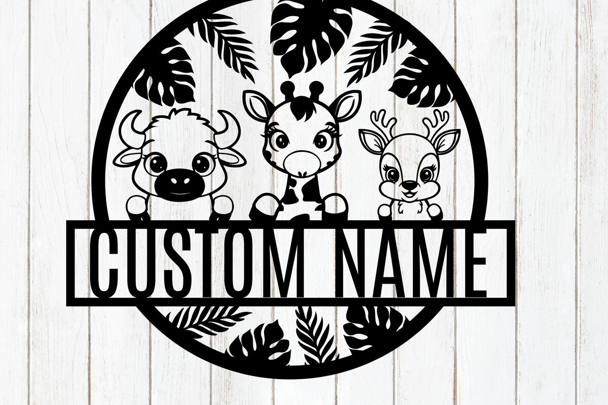 Intra απο ξύλο plywood  Χρώμα wenge 3mm-4mm πάχος - Προσαρμοσμένη πινακίδα ονόματος ζώου σαφάρι - ζούγκλα Δίασταση 6x6 cm INTRAFABR-111611526