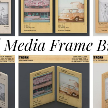 Intra απο ξύλο plywood Χρώμα wenge 3mm-4mm πάχος - Προσαρμοσμένα σχέδια πλαισίων μέσων κοινωνικής δικτύωσης 110 Δίασταση 20x25 cm INTRAFABR-111369266 - Image 1