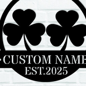 Intra απο ξύλο plywood  Χρώμα wenge 3mm-4mm πάχος - Προσαρμοσμένες ές επιγραφές St Patrick Δίασταση 30x40 cm INTRAFABR-109750977