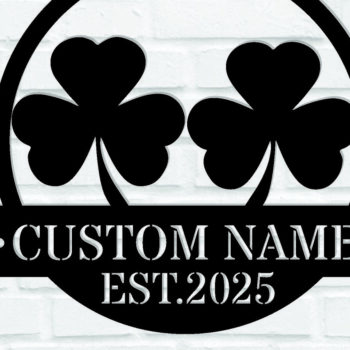 Intra απο ξύλο plywood  Χρώμα wenge 3mm-4mm πάχος - Προσαρμοσμένες ές επιγραφές St Patrick Δίασταση 30x40 cm INTRAFABR-109750977 - Image 1