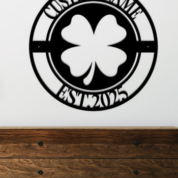 Intra απο ξύλο plywood  Χρώμα wenge 3mm-4mm πάχος - Προσαρμοσμένες ές επιγραφές St Patrick Δίασταση 30x40 cm INTRAFABR-112387091 - Image 2