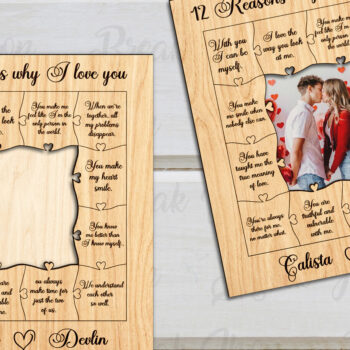 Intra απο ξύλο plywood Χρώμα wenge 3mm-4mm πάχος - Προσαρμοσμένο δώρο Αγίου Βαλεντίνου για αυτόν Δίασταση 20x20 cm INTRAFABR-110115961 - Image 2