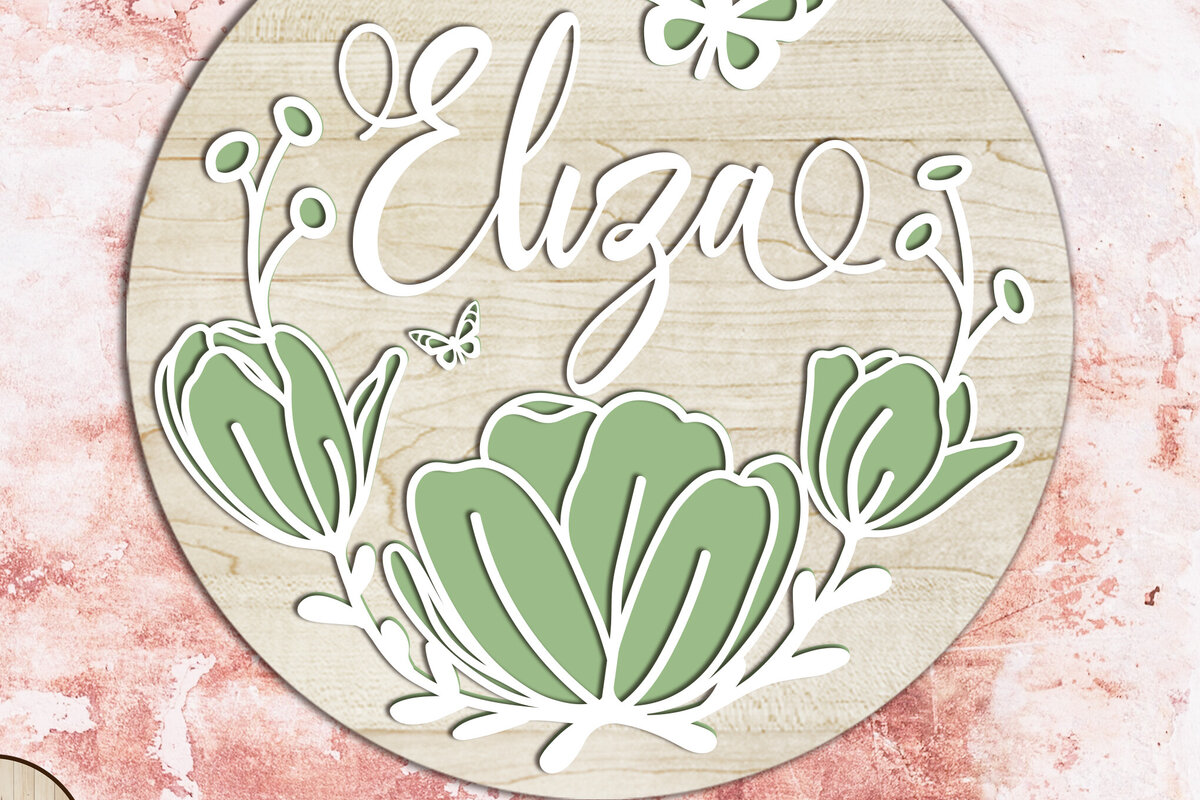 Intra απο ξύλο plywood  Χρώμα wenge 3mm-4mm πάχος - Προσαρμοσμένο πάνελ τοίχου, στολίδι λουλουδιών Δίασταση 14x14 cm INTRAFABR-110185683