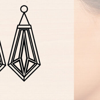 Intra απο ξύλο plywood  Χρώμα wenge 3mm-4mm πάχος - Προσαρμοσμένα Ξύλινα Σκουλαρίκια Δίασταση 3x3 cm INTRAFABR-109528899 - Image 1