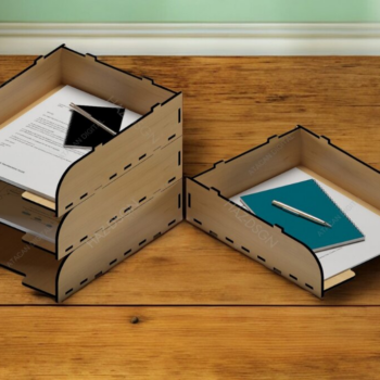 Intra απο ξύλο plywood  Χρώμα wenge 3mm-4mm πάχος - Προσαρμόσιμα στοιβαζόμενα σχέδια δίσκων 083 Δίασταση 30x20 cm INTRAFABR-110714474 - Image 1