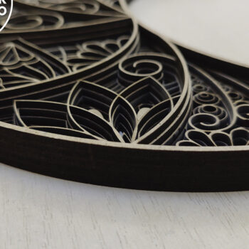 Intra απο ξύλο plywood Χρώμα wenge 3mm-4mm πάχος - Αποκοπή αρχείων - το φεγγάρι Δίασταση 9x12 cm INTRAFABR-116273404 - Image 5